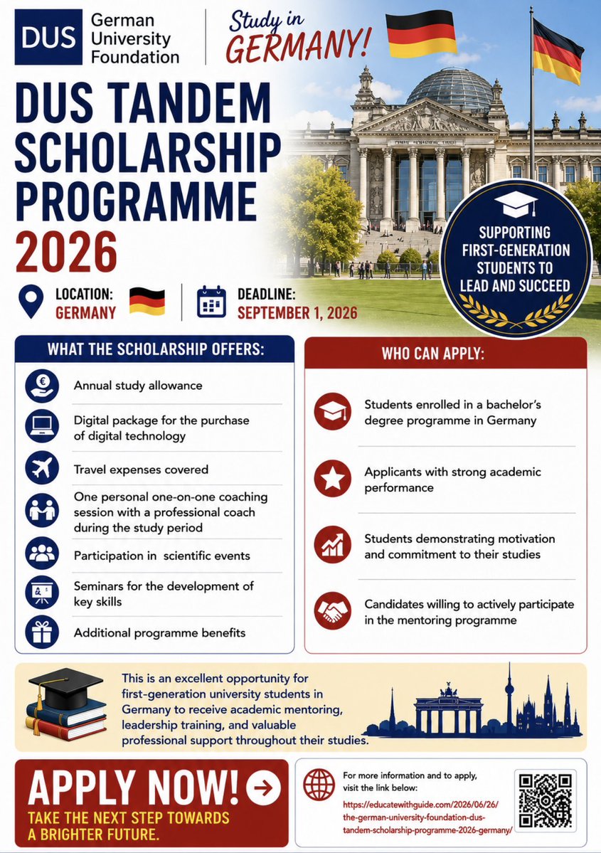 TANDEM🇩🇪 (German University Foundation – DUS)
