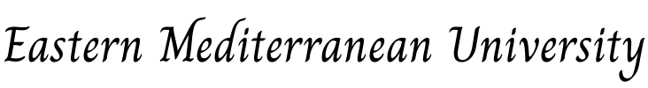 Eastern Mediterranean University logo